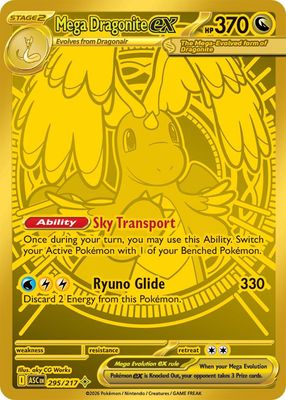 Mega Dragonite EX Full Art Holo Ascended Heroes 295/217