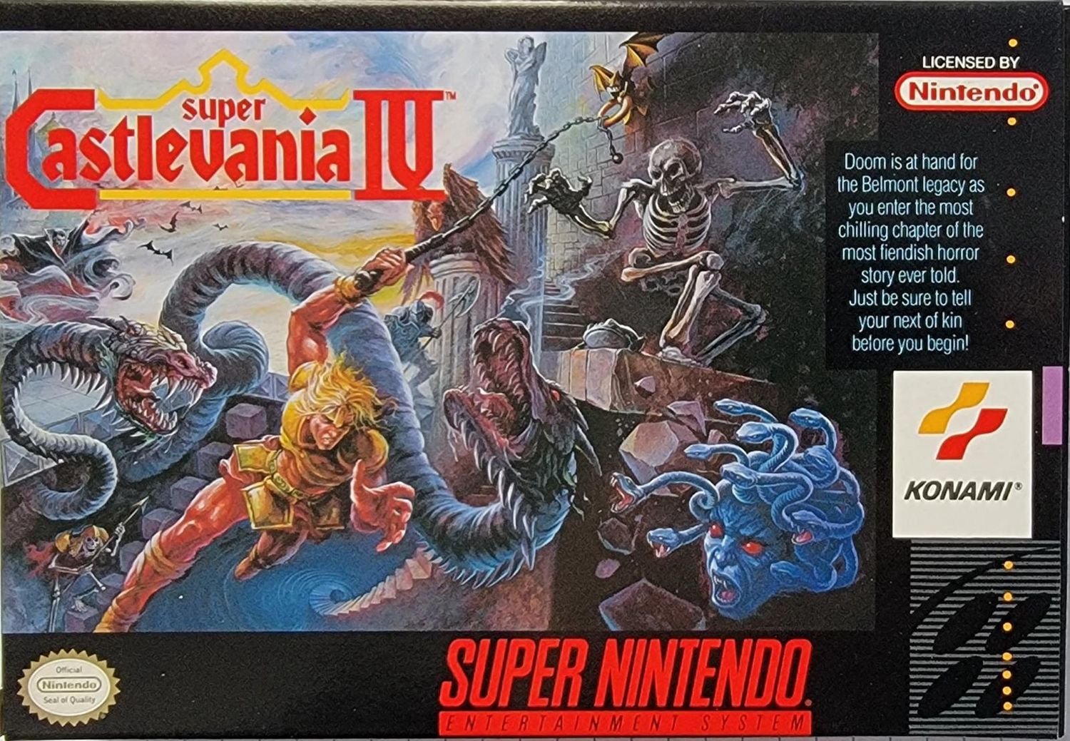 Manual Only Super Castlevania IV 4 for SNES