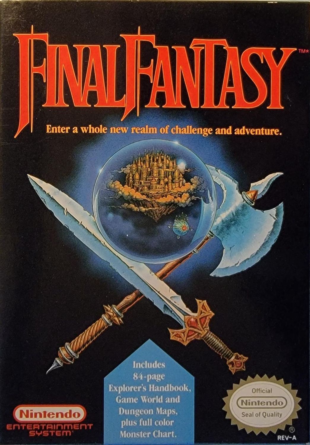Manual Only Final Fantasy for NES