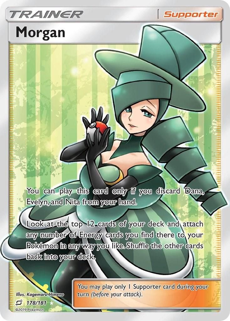 Morgan Full Art Holo Team Up 178/181