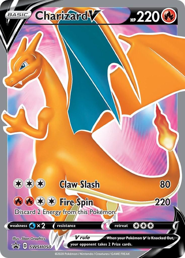 Charizard V Full Art Holo Promo SWSH050