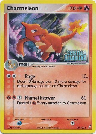 Charmeleon Stamped Holo Crystal Guardians 29/100