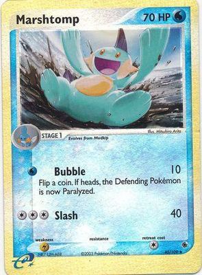 Marshtomp Reverse Holo Ruby &amp; Sapphire 40/109