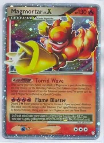 Magmortar LV. X Holo Mysterious Treasures 123/123
