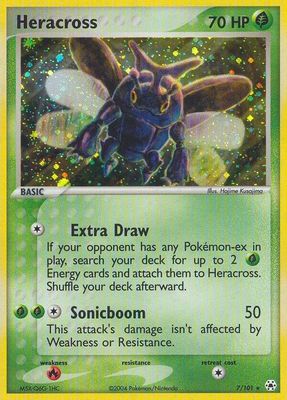 Heracross Holo Hidden Legends 7/101