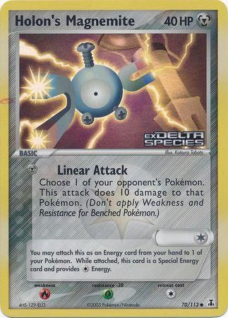 Holon's Magnemite Stamped Holo Delta Species 70/113