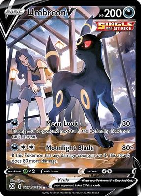 Umbreon V Full Art Holo Brilliant Stars TG22/TG30