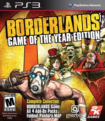 Borderlands Game of the Year for PS3