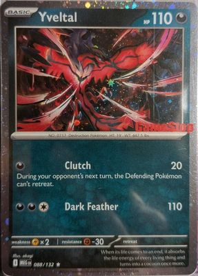 Yveltal Gamestop Holo Mega Evolution 88/132