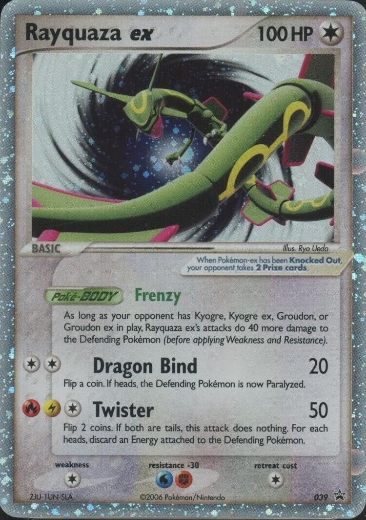 Rayquaza EX Holo Promo 39