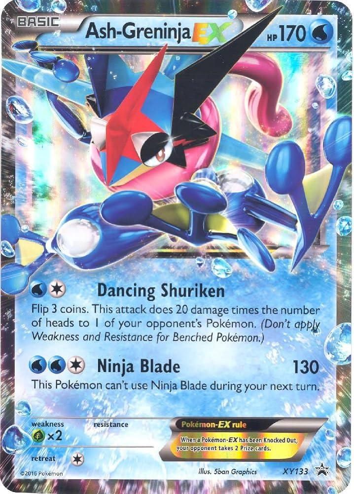 Ash-Greninja EX Full Art Holo Promo XY133