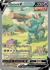 Golurk V Full Art Holo Evolving Skies 182/203