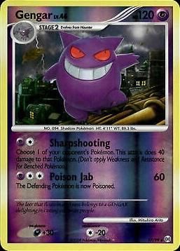 Gengar Reverse Holo Arceus 17/99