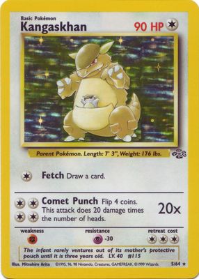 Kangaskhan Holo Jungle 5/64