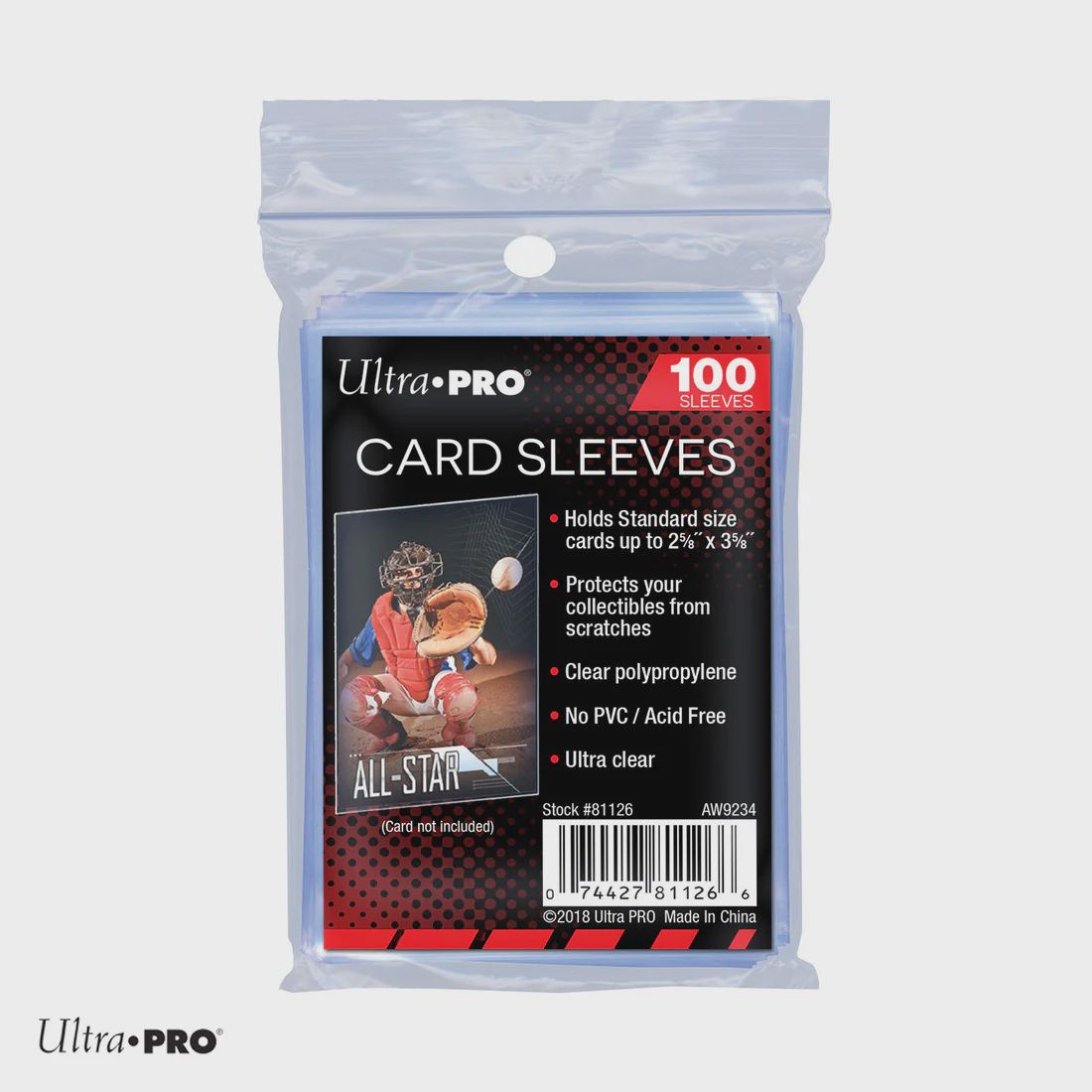 Penny Sleeve 2.5" x 3.5" Soft Trading Card Protectors 100 Pack