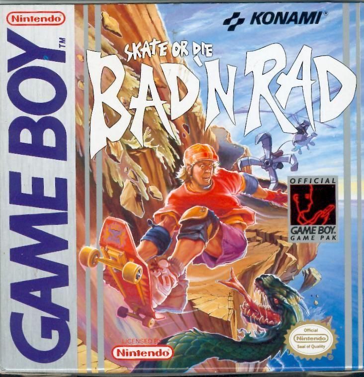 Skate or Die Bad n Rad for Game Boy