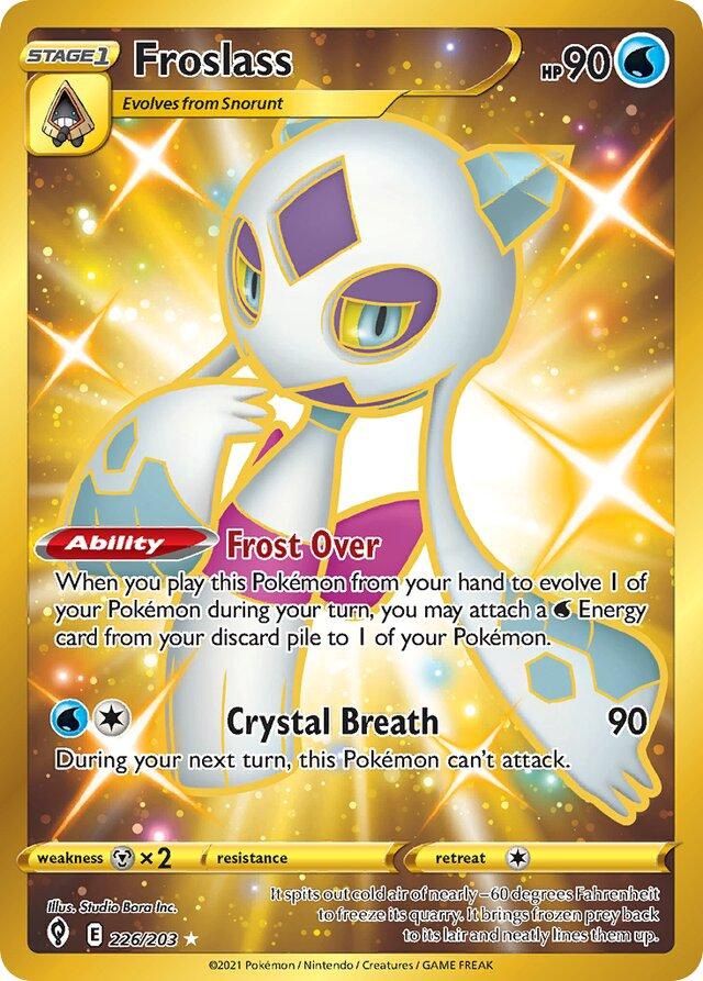 Frosslass Full Art Holo Evolving Skies 226/203