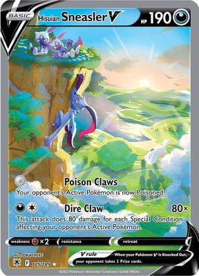 Hisuian Sneasler V Full Art Holo Astral Radiance 175/189