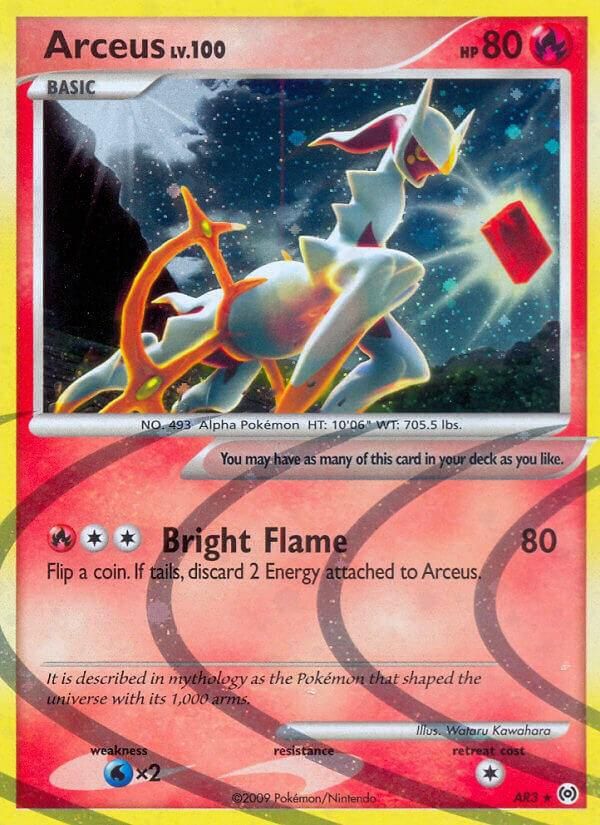 Arceus Holo Arceus AR3