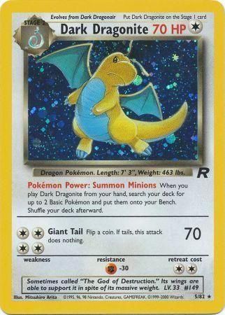 Dark Dragonite Holo Team Rocket 5/82