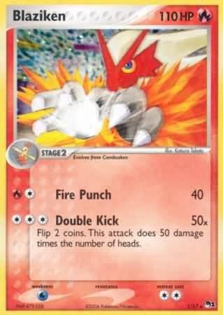 Blaziken Holo POP Series 1 1/17
