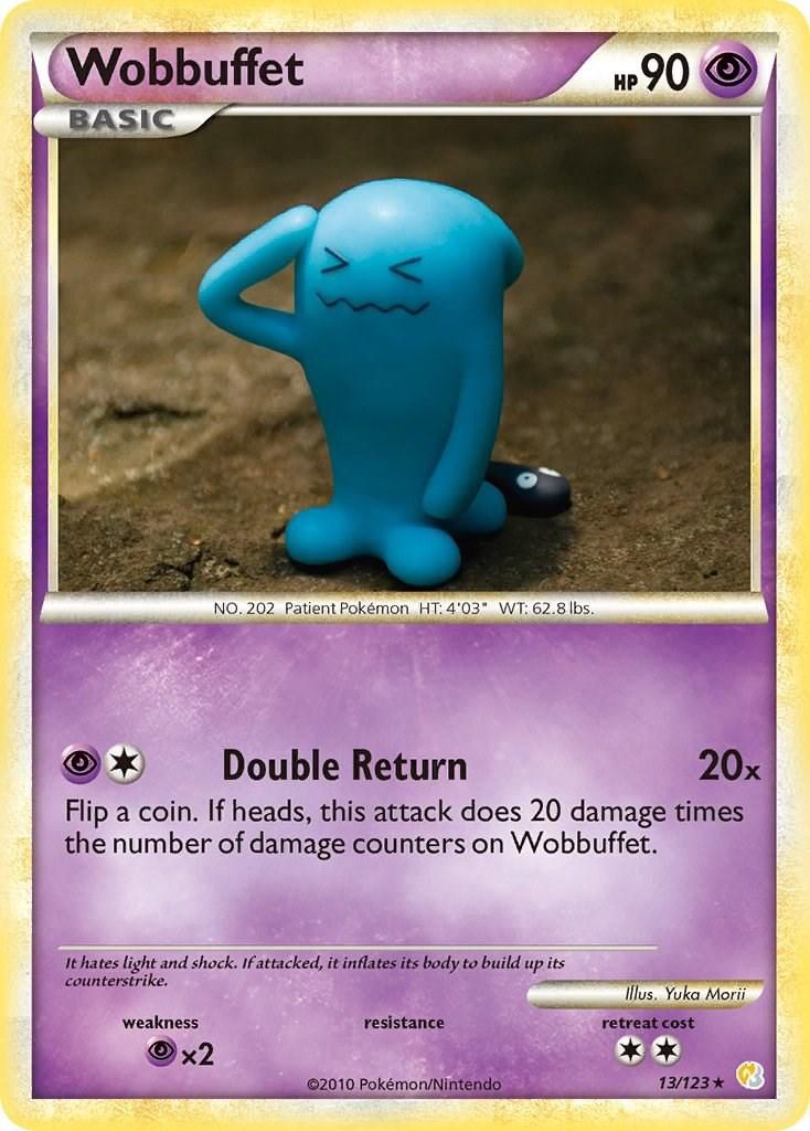 Wobbuffet Holo HeartGold &amp; SoulSilver 13/123