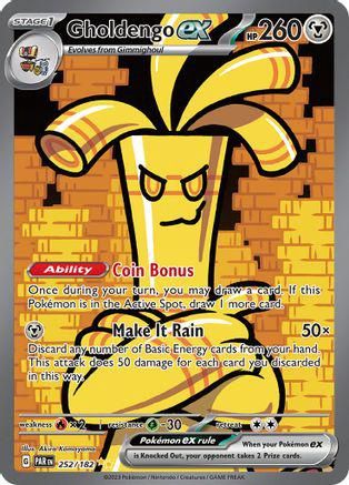 Gholdengo EX Full Art Holo Paradox Rift 252/182