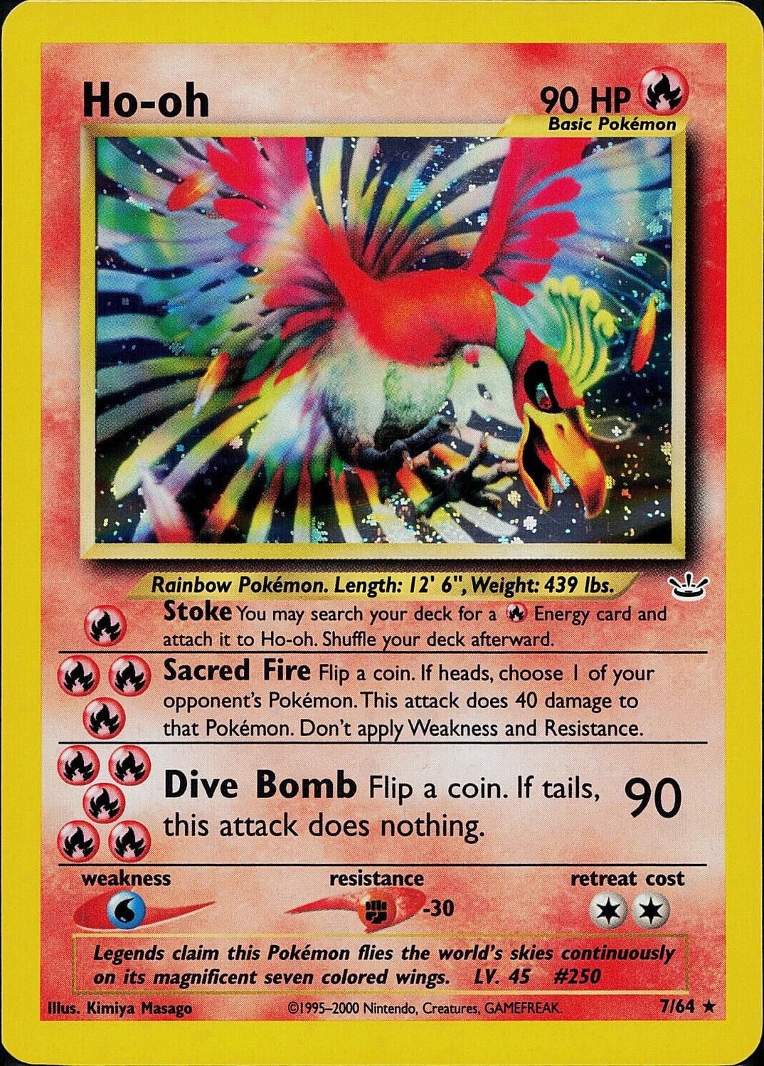 Ho-oh Holo Neo Revelation 7/64