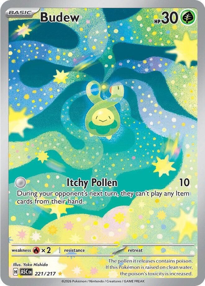 Budew Full Art Holo Ascended Heroes 221/217