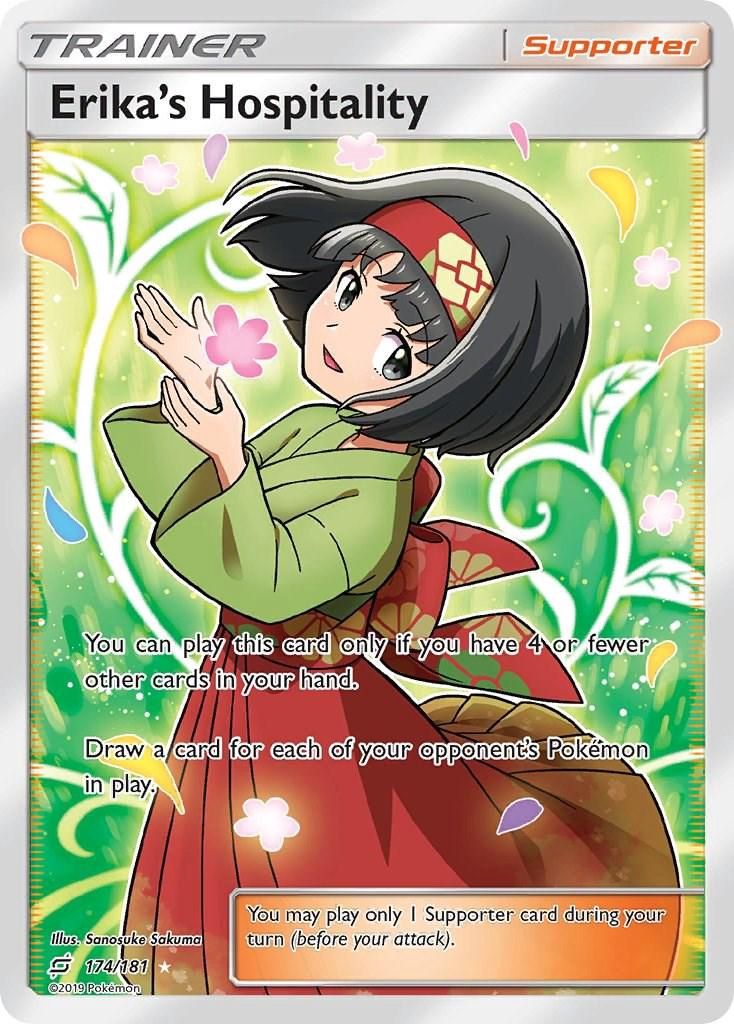 Erika's Hospitality Full Art Holo Team Up 174/181