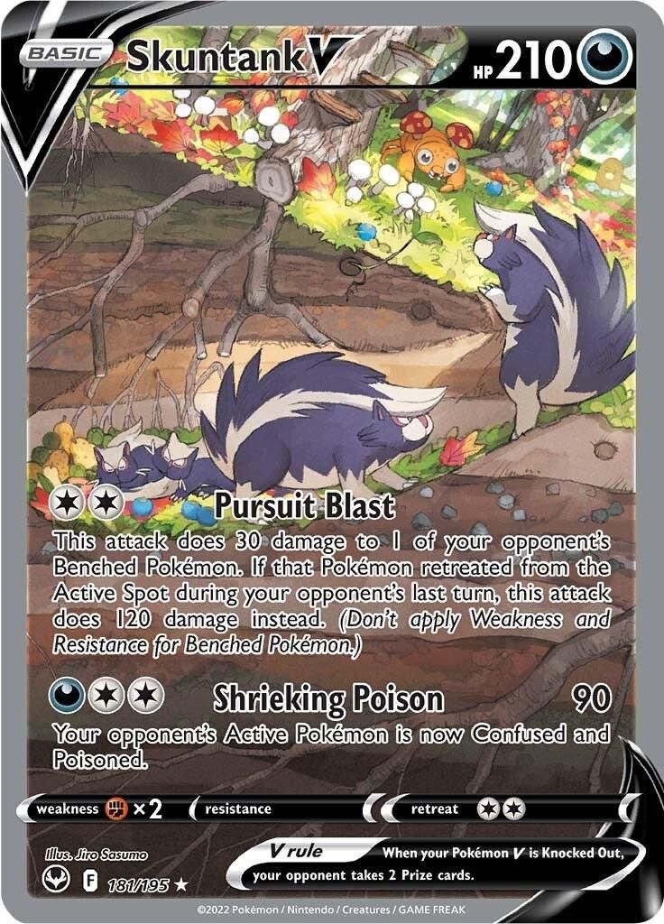 Skuntank V Full Art Holo Silver Tempest 181/195