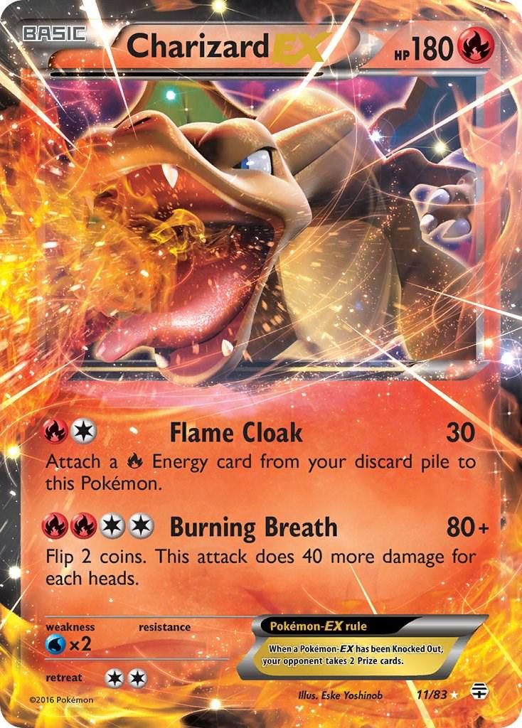 Charizard EX Holo Generations 11/83