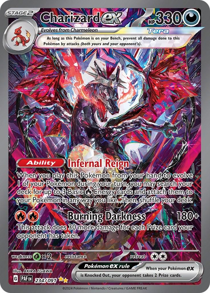 Charizard EX Full Art Holo Paldean Fates 234/91