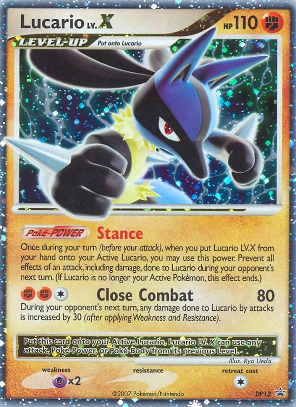 Lucario LV.X Holo Promo DP12