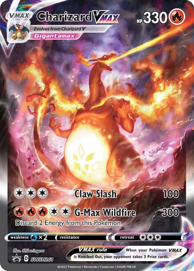 Charizard VMAX Full Art Holo Promo SWSH261