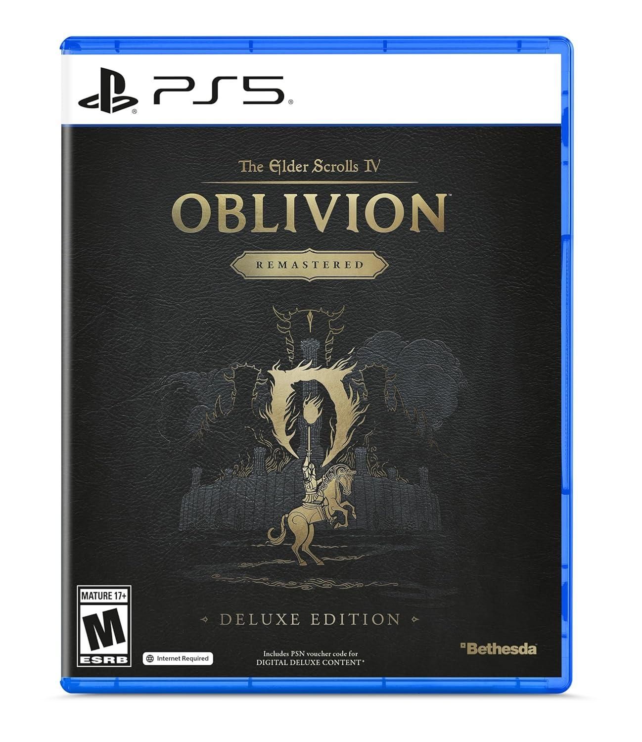 Elder Scrolls IV Oblivion Remastered Deluxe Edition for PS5