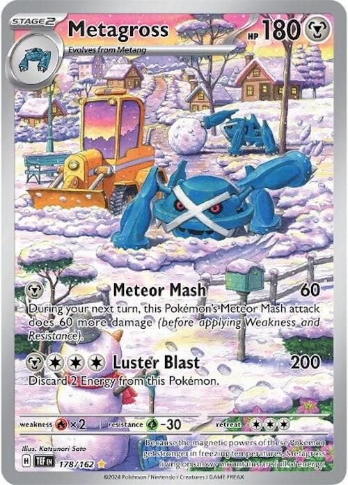 Metagross Full Art Holo Temporal Forces 178/162