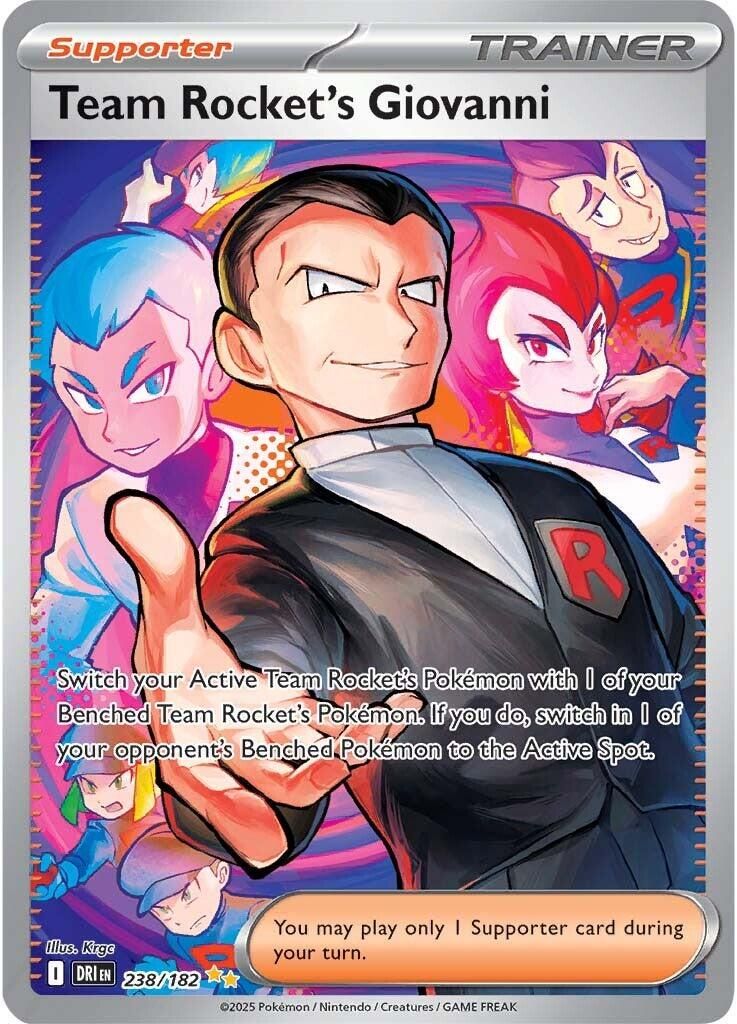Team Rocket's Giovanni Destined Rivals 238/182