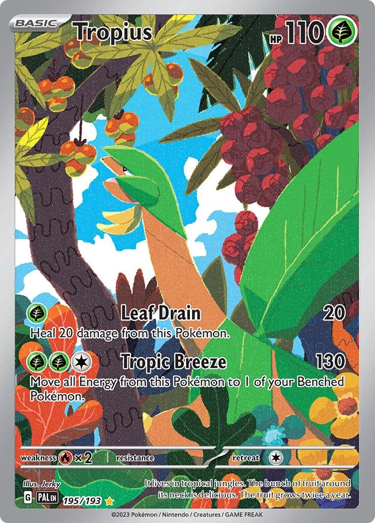 Tropius Full Art Holo Paldea Evolved 195/193