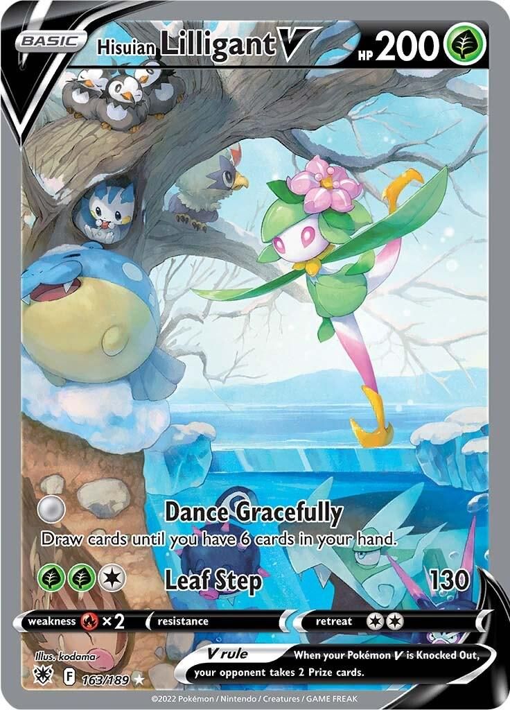 Hisuian Lilligant V Full Art Holo Astral Radiance 163/189