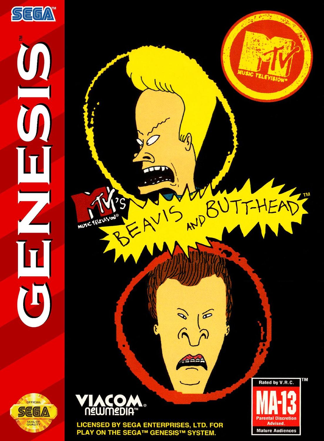 Beavis and Butthead for Genesis