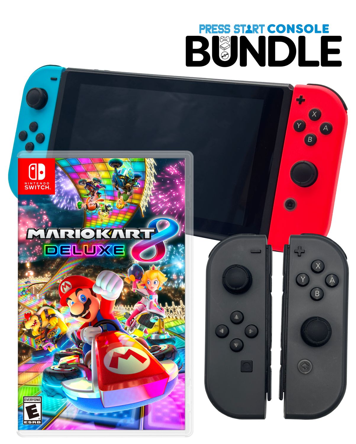 Mario Kart 8 Deluxe Switch Console Bundle