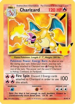 Charizard Holo Celebrations 4/102