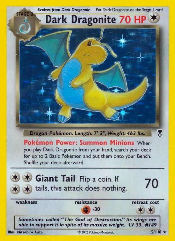 Dark Dragonite Holo Legendary Collection 5/110