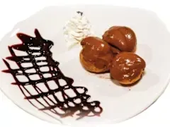 Profitterol al cioccolato