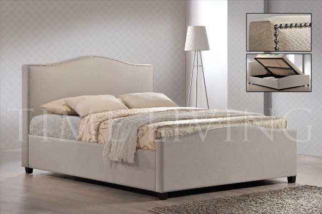 Ottoman bed curved headboard outlet