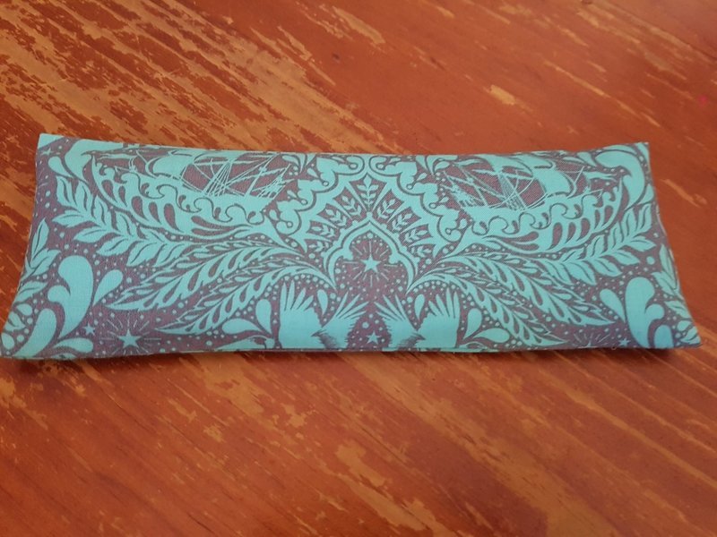 Eye Pillow - Turquoise/Taupe