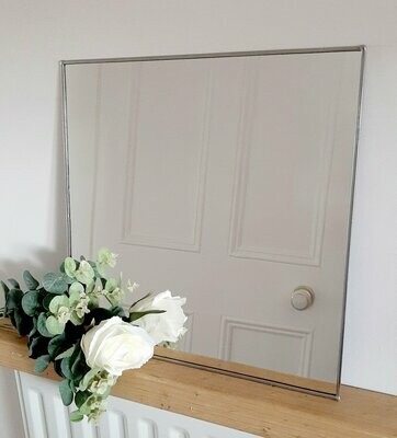 Simple Lead Framed Mirror 40x40cmx