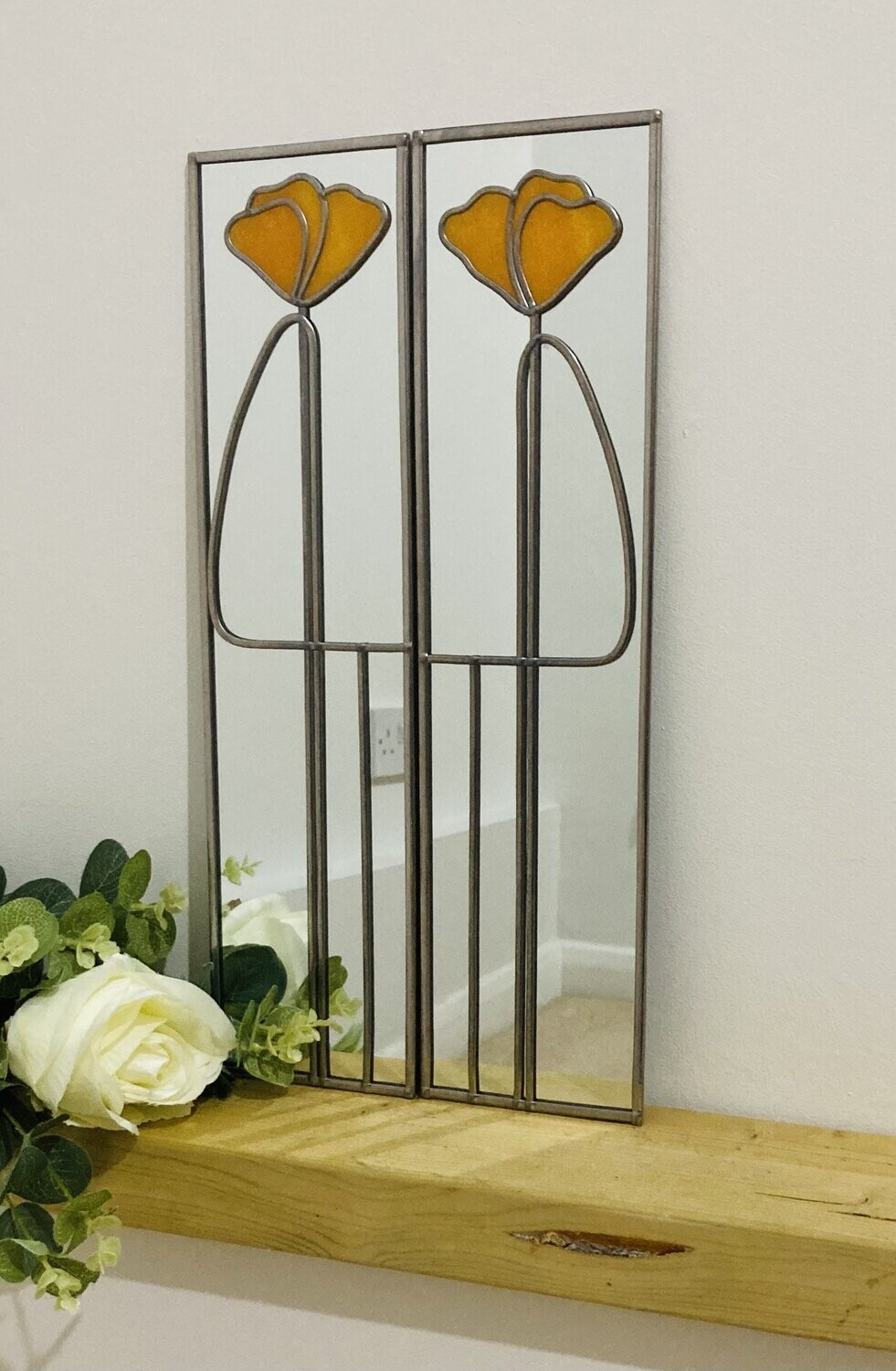 Poppy 5 Pair Yellow 10x40cms
