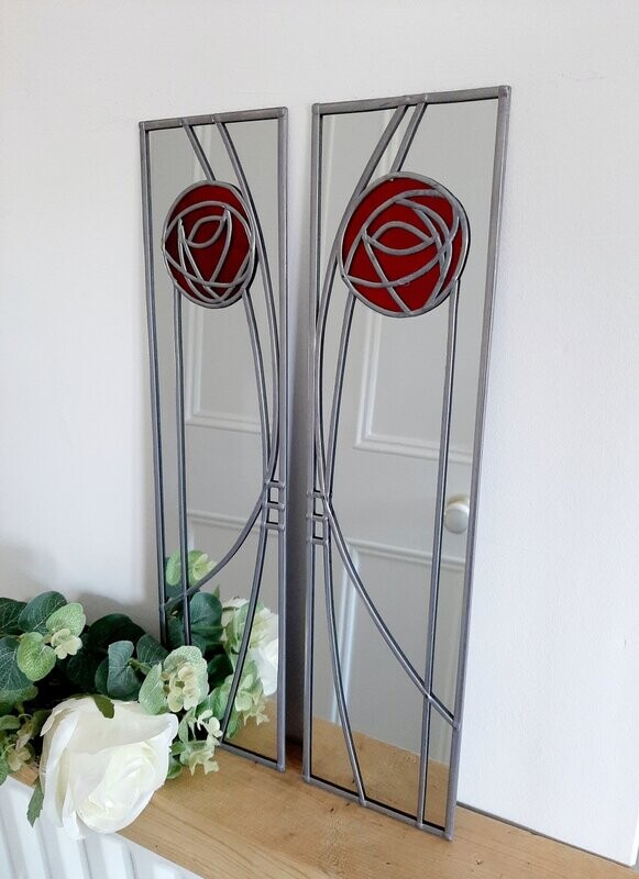 Rose 2  10x40cm pair